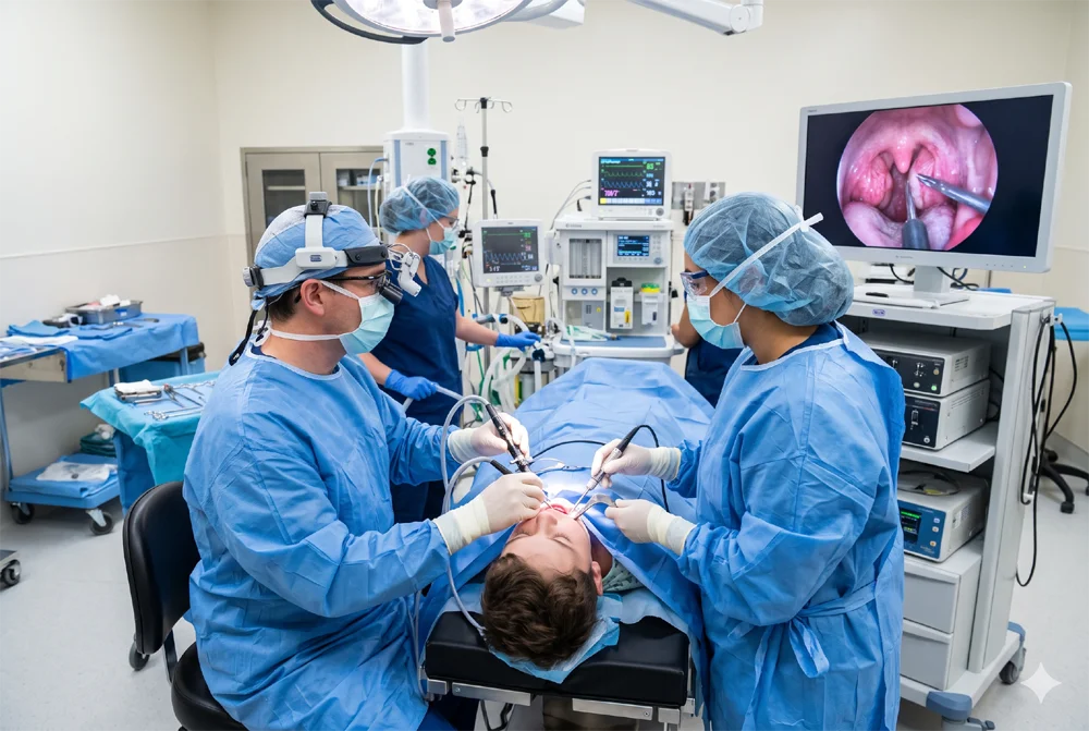 Endoscopic Adenoid and Tonsil Surgery